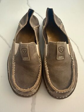 ARIAT Cruiser Slip On Brown Bomber Style Shoes Womens Size 7 B 10023008 Loafer